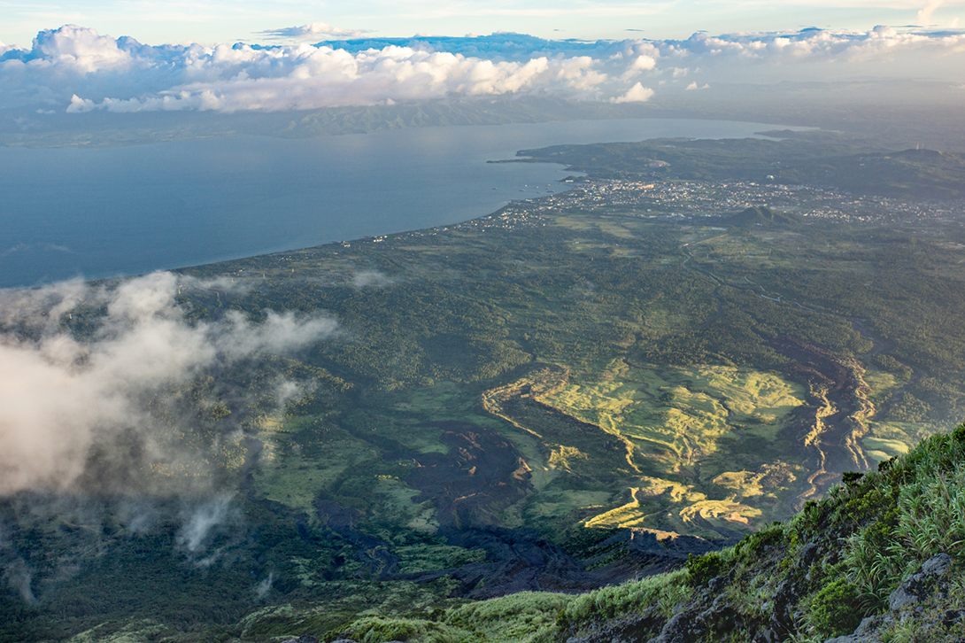 View from Mount Mayon