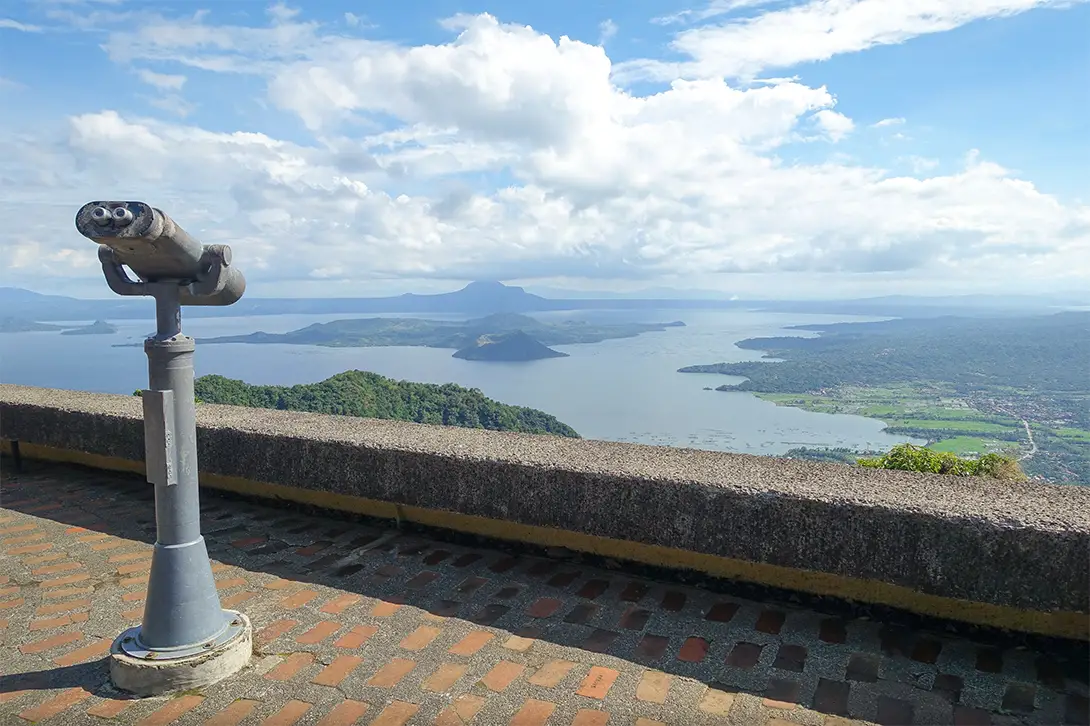 View of Taal Lake from Tagaytay.